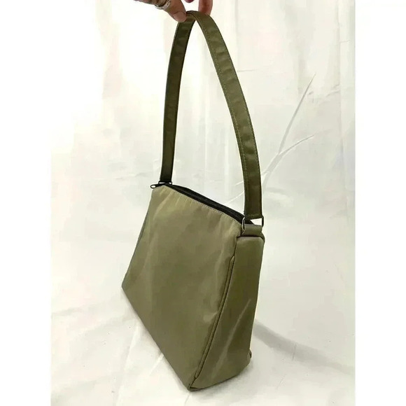 VTG Kate Spade New York Golden Satin Fabric Baguette Hand bag Purse - Picture 10 of 10